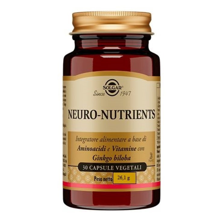 NEURO NUTRIENS 30 Cps SOLGAR NEURO NUTRIENS 30 Cps SOLGAR