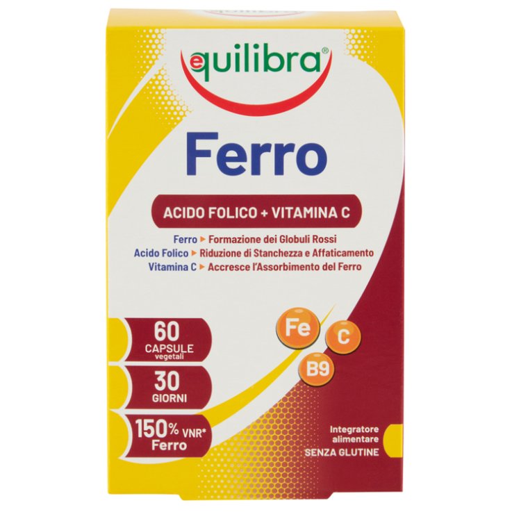 EQUILIBRA Ferro+Vit.C 60 Cps EQUILIBRA Ferro+Vit.C 60 Cps