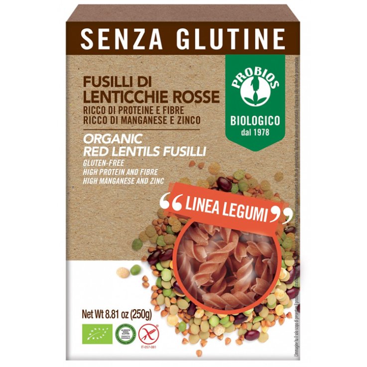 PROBIOS 100%Fusilli Lent.Rosse PROBIOS 100%Fusilli Lent.Rosse