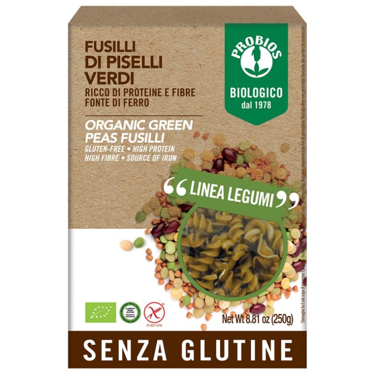 PROBIOS 100%Fusilli Pis.Verdi PROBIOS 100%Fusilli Pis.Verdi