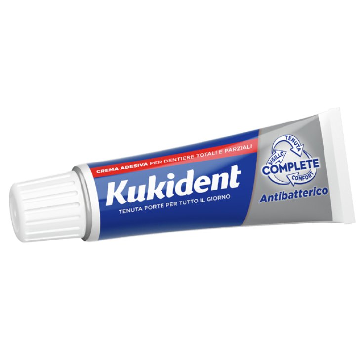 KUKIDENT ANTIBATTERICO CREMA ADESIVA DENTIERE 40 G KUKIDENT ANTIBATTERICO CREMA ADESIVA DENTIERE 40 G