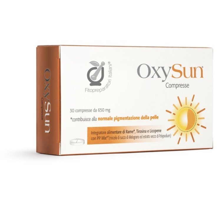 FITOPREPARATORI ITALIANI OXYSUN 30 COMPRESSE FITOPREPARATORI ITALIANI OXYSUN 30 COMPRESSE