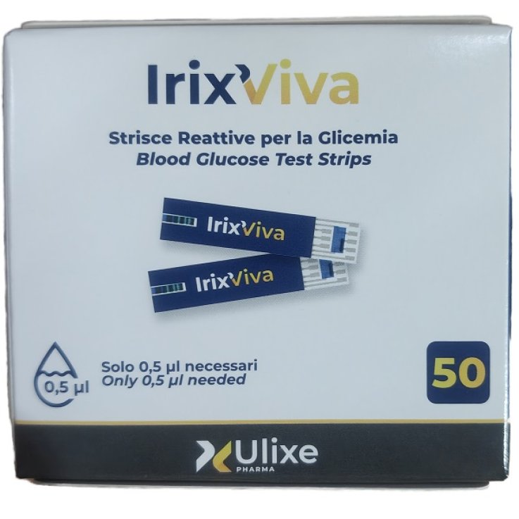STRISCE REATTIVE GLICEMIA IRIX VIVA 50 PEZZI