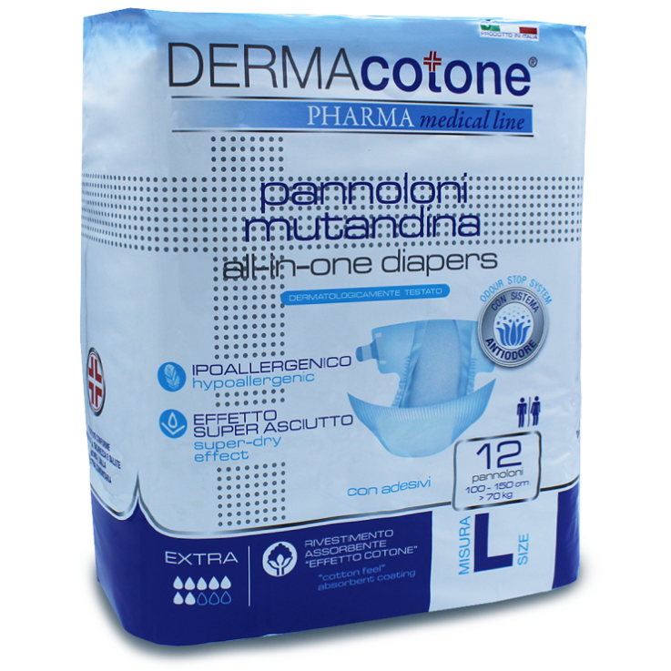 DERMACOTONE Pann.Mut.L 12pz DERMACOTONE Pann.Mut.L 12pz