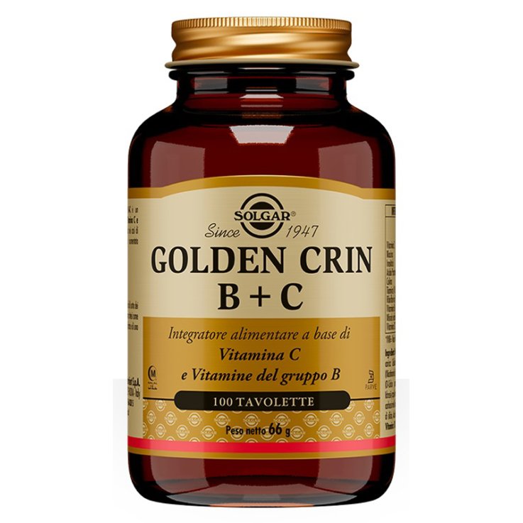 GOLDEN CRIN B+C 100 Tav.SOLGAR GOLDEN CRIN B+C 100 Tav.SOLGAR