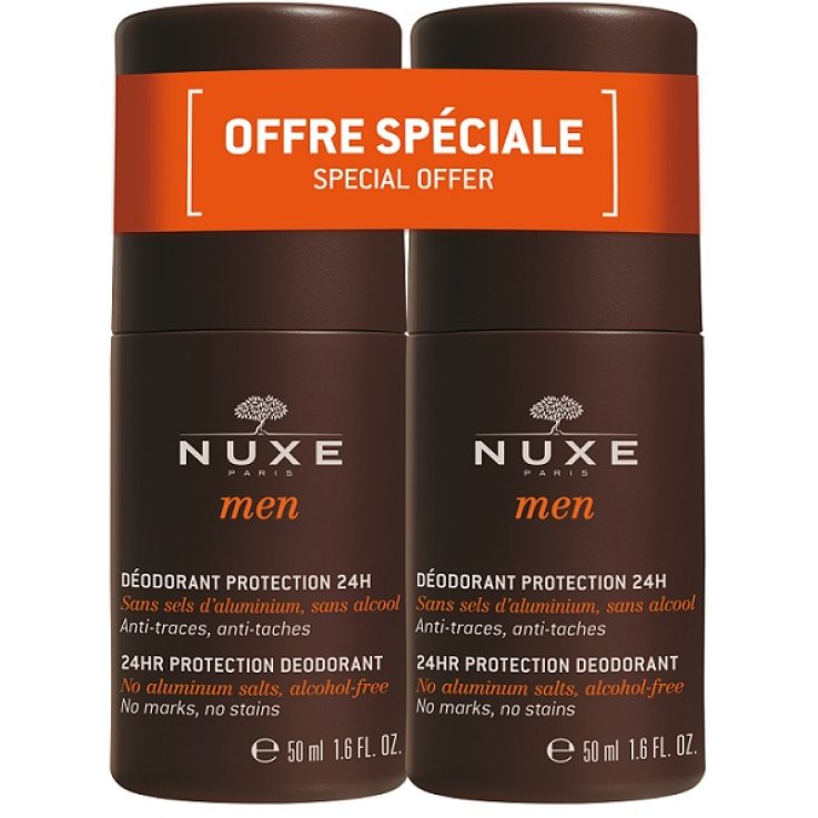 NUXE MEN DUO DEODORANTE UOMO PROTEZIONE 24 ORE 2 X 50 ML NUXE MEN DUO DEODORANTE UOMO PROTEZIONE 24 ORE 2 X 50 ML