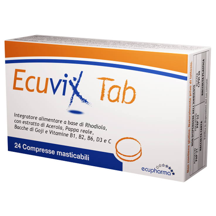 ECUVIX TAB 24 COMPRESSE MASTICABILI ECUVIX TAB 24 COMPRESSE MASTICABILI