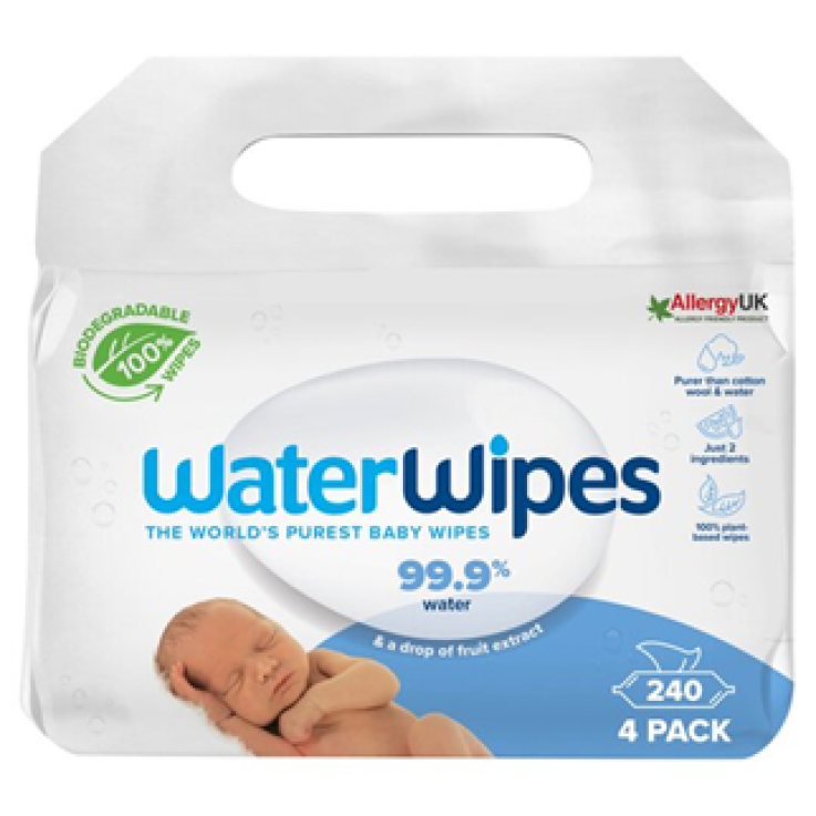 WATERWIPES SALVIETTE 4 X 60 PEZZI