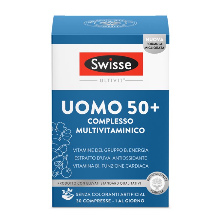 SWISSE MultiVit.Uomo 50+ 30Cpr SWISSE MultiVit.Uomo 50+ 30Cpr