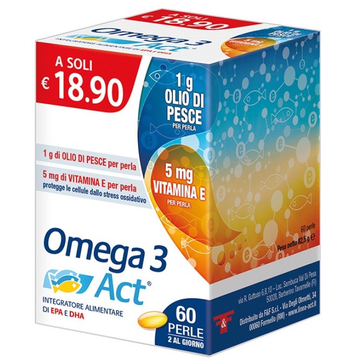 OMEGA 3 ACT 60 Perle1000mg OMEGA 3 ACT 60 Perle1000mg