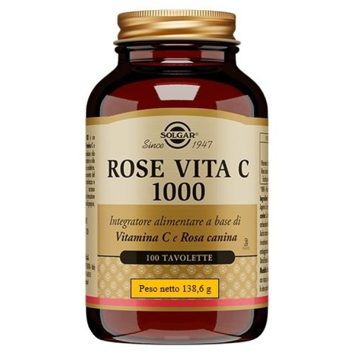 ROSE VITA C 1000 100Tav.SOLGAR ROSE VITA C 1000 100Tav.SOLGAR