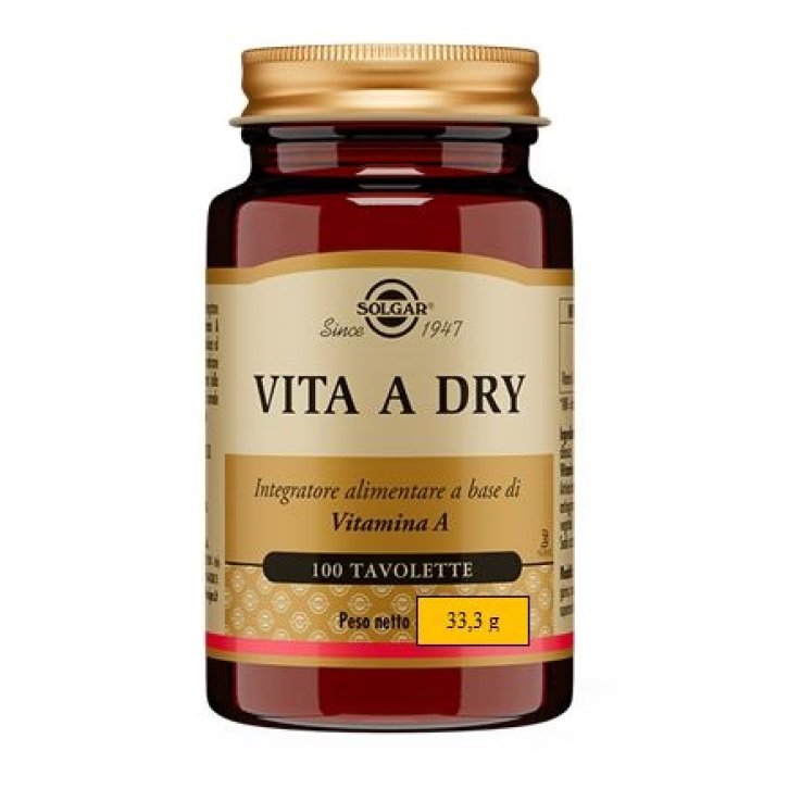 VITA A DRY 100 Tav.SOLGAR VITA A DRY 100 Tav.SOLGAR