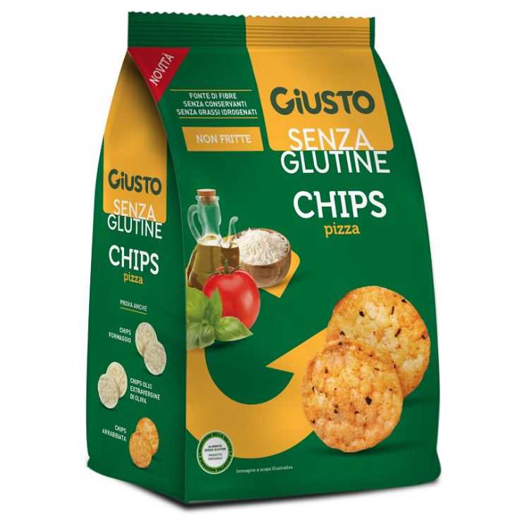 GIUSTO S/G Chips Pizza 40g GIUSTO S/G Chips Pizza 40g
