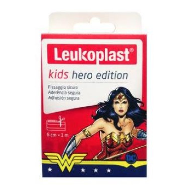 STRISCIA RITAGLIABILE LEUKOPLAST KIDS HERO EDITION 1X6 CM 1PEZZO STRISCIA RITAGLIABILE LEUKOPLAST KIDS HERO EDITION 1X6 CM 1PEZZO