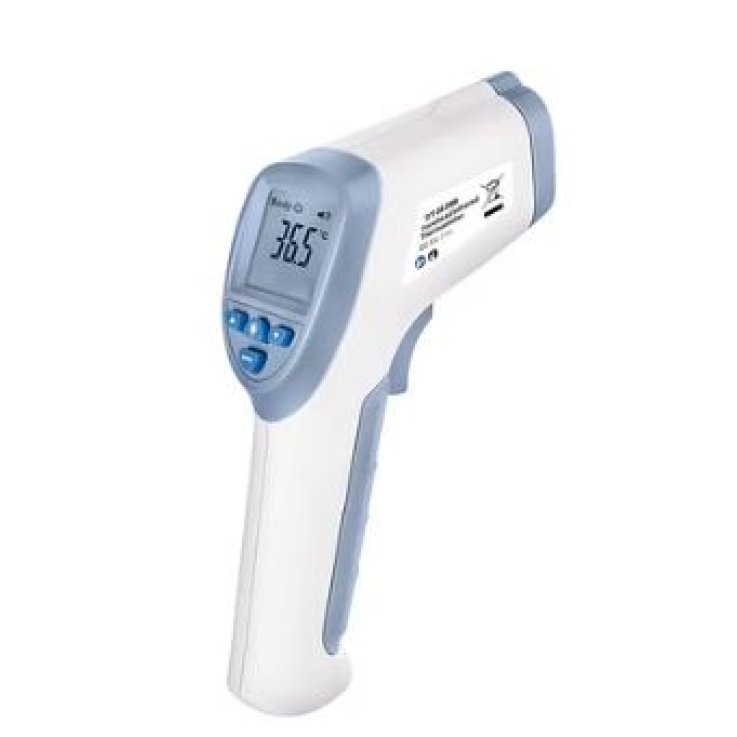 TERMOMETRO FRONTALE A INFRAROSSI RANGE TEMPERATURA CORPOREA32-43 GRADI DISTANZA MISURAZIONE 1-3 CM TERMOMETRO FRONTALE A INFRAROSSI RANGE TEMPERATURA CORPOREA32-43 GRADI DISTANZA MISURAZIONE 1-3 CM
