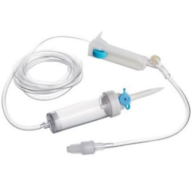 DEFLUSSORE DEHP FREE ATTACCO LUER LOCK CON AGO