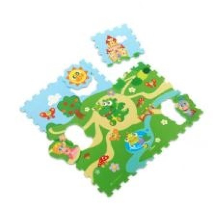 CHICCO GIOCO TAPPETO PUZZLE CASTELLO 9 PEZZI