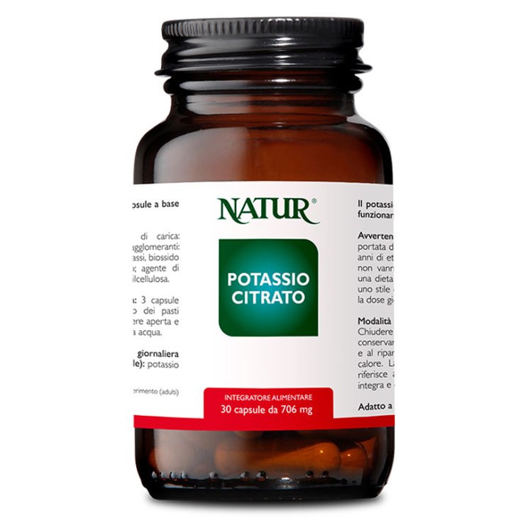 POTASSIO Citrato 30 Cps NATUR POTASSIO Citrato 30 Cps NATUR