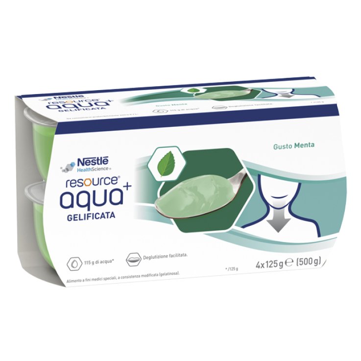 RESOURCE AquaGel Menta 4x125g RESOURCE AquaGel Menta 4x125g