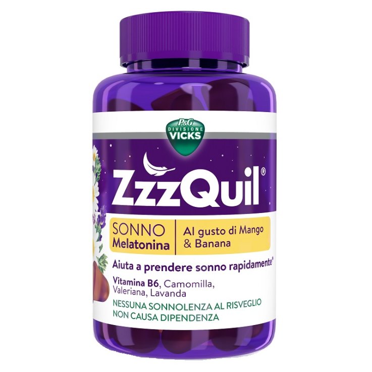 ZZZQUIL SONNO MANGO & BANANA 60 PASTIGLIE GOMMOSE ZZZQUIL SONNO MANGO & BANANA 60 PASTIGLIE GOMMOSE