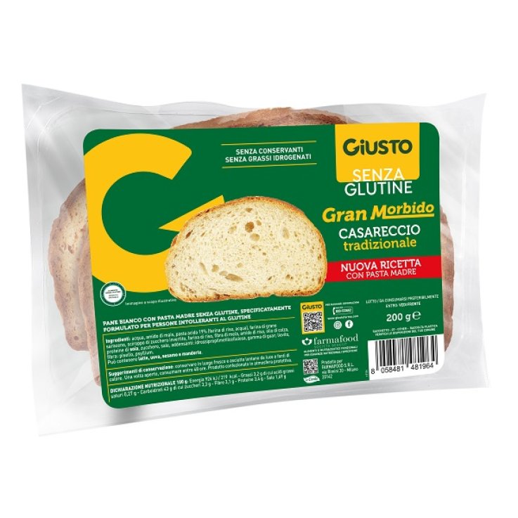 GIUSTO S/G Pane Cas.GranMorb. GIUSTO S/G Pane Cas.GranMorb.