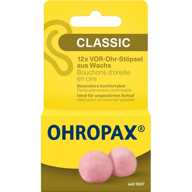OHROPAX Tappo Auric.Cera 12pz OHROPAX Tappo Auric.Cera 12pz