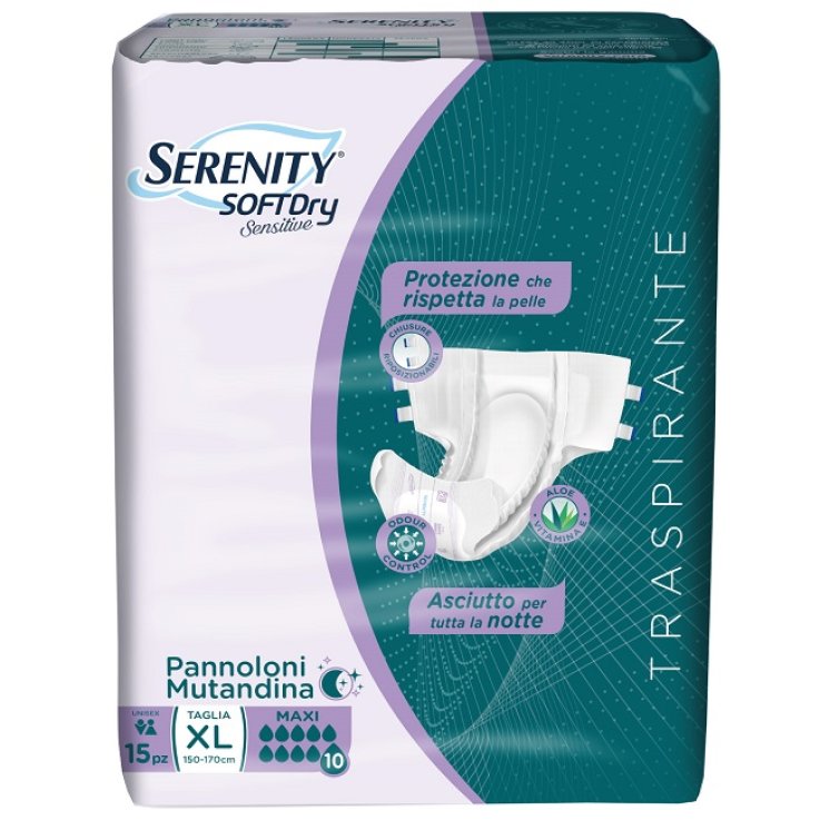 SERENITY Pann.Mut.SD MxXL 15pz SERENITY Pann.Mut.SD MxXL 15pz