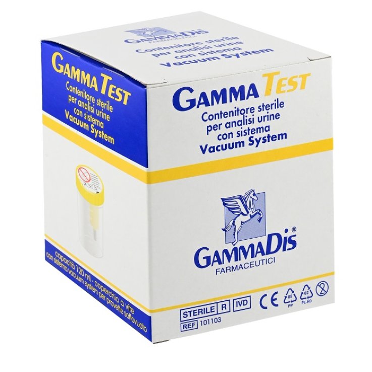 CONTENITORE STERILE PER URINA SOTTOVUOTO 120 ML GAMMADIS