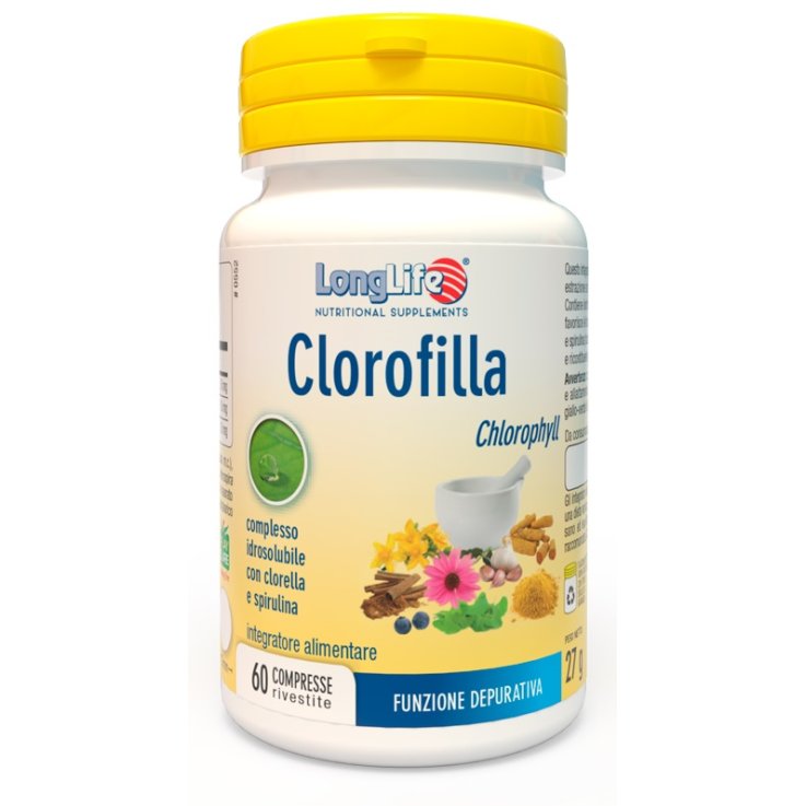 LONGLIFE CLOROFILLA 60Cpr LONGLIFE CLOROFILLA 60Cpr