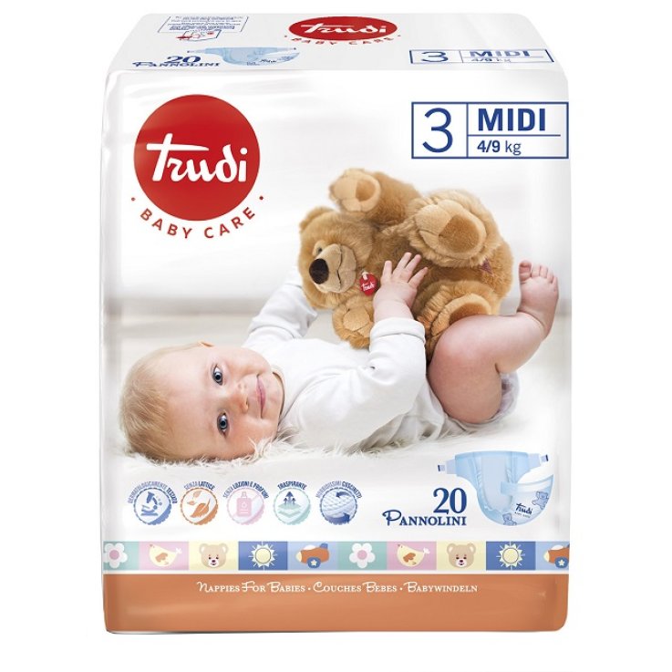 TRUDI Pann. 4-9Kg Midi 20pz TRUDI Pann. 4-9Kg Midi 20pz