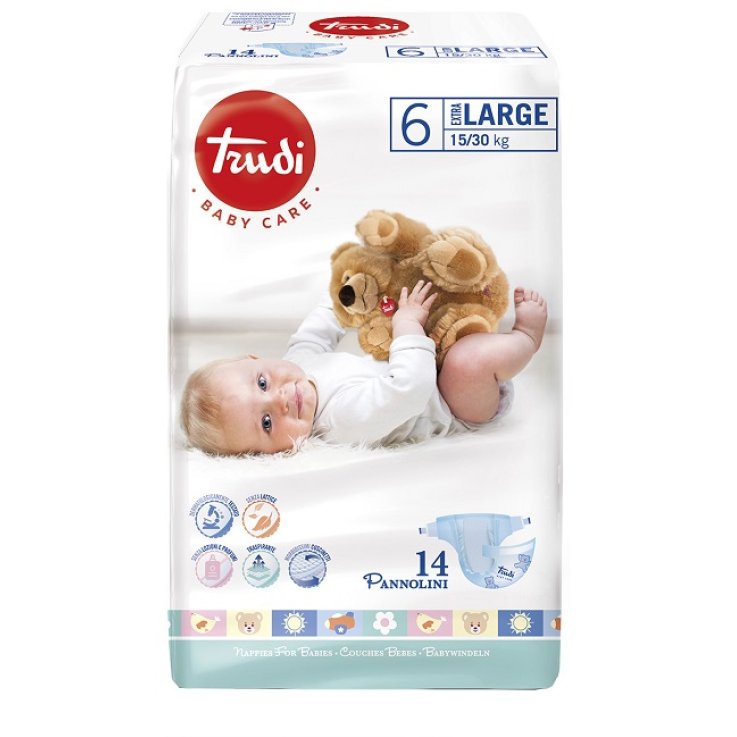 TRUDI Pann.15-30Kg XL 14pz TRUDI Pann.15-30Kg XL 14pz