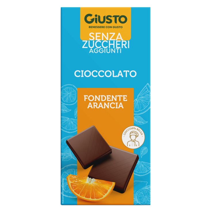 GIUSTO S/Z Ciocc.Arancia 85g GIUSTO S/Z Ciocc.Arancia 85g