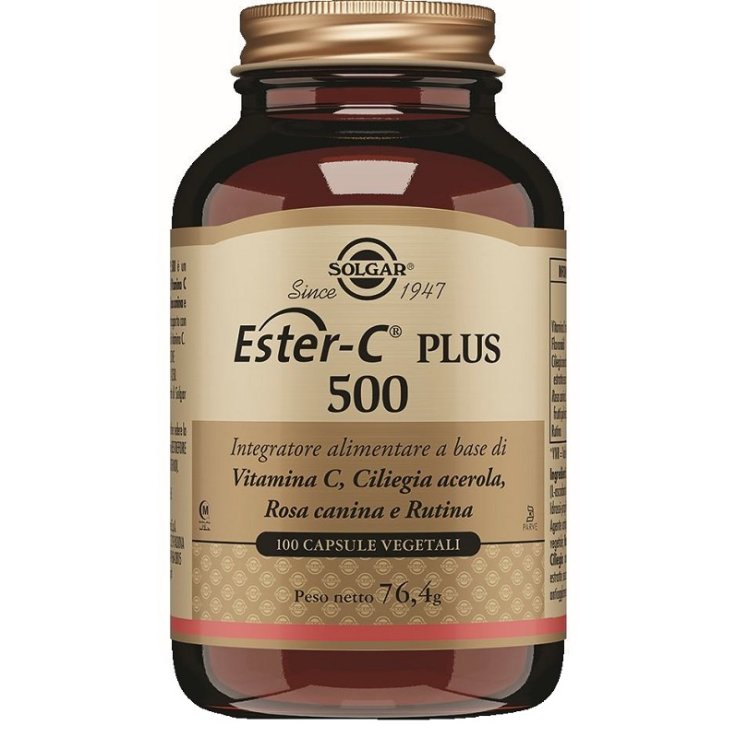 ESTER C PLUS 500 100CpsSOLGAR ESTER C PLUS 500 100CpsSOLGAR