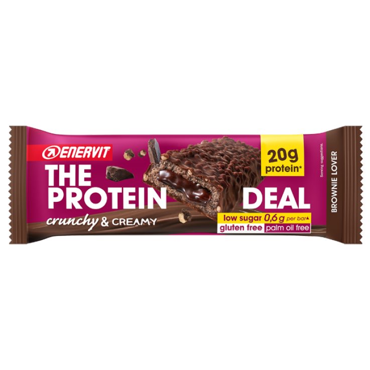 THE PROTEIN DEAL BROWNIE LOVER BARRETTA 55 G THE PROTEIN DEAL BROWNIE LOVER BARRETTA 55 G