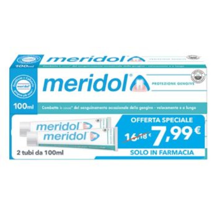 MERIDOL DENTIFRICIO PROTEZIONE GENGIVE 2 PEZZI DA 100 ML MERIDOL DENTIFRICIO PROTEZIONE GENGIVE 2 PEZZI DA 100 ML