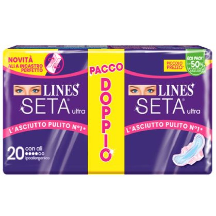 LINES SETA Ultra C/Ali 20pz LINES SETA Ultra C/Ali 20pz