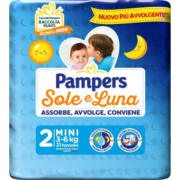 PAMPERS SOLE LUNA MIDINI 21 PEZZI PAMPERS SOLE LUNA MIDINI 21 PEZZI