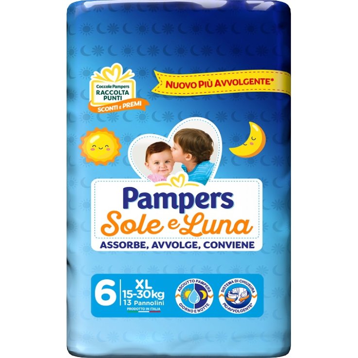 PAMPERS SOLE LUNA XL 13 PEZZI PAMPERS SOLE LUNA XL 13 PEZZI