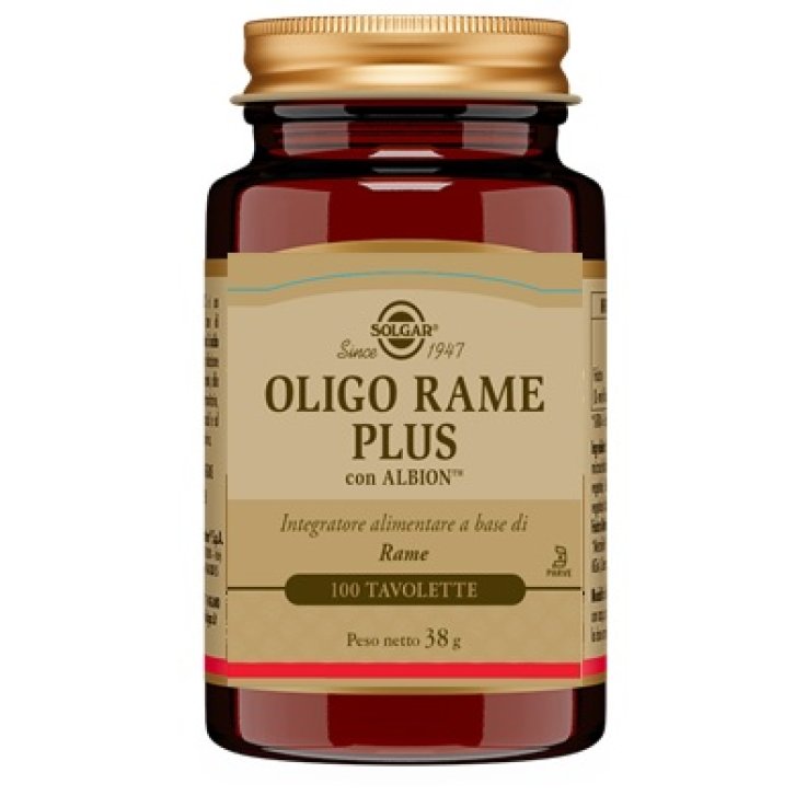 OLIGO Rame Plus 100 Tav.SOLGAR OLIGO Rame Plus 100 Tav.SOLGAR