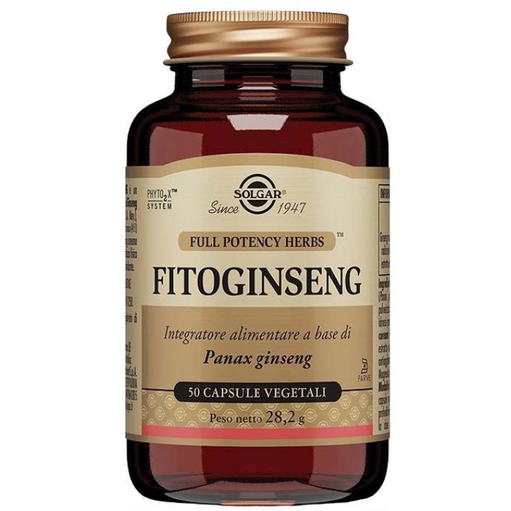 FITOGINSENG 50 Cps Veg.SOLGAR FITOGINSENG 50 Cps Veg.SOLGAR