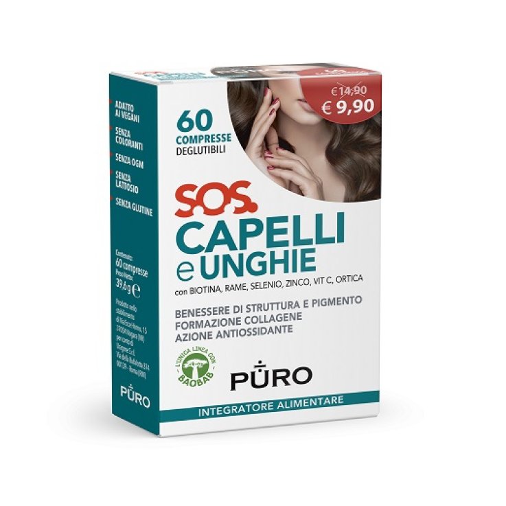 PURO SOS Capelli&Unghie 60Cpr PURO SOS Capelli&Unghie 60Cpr