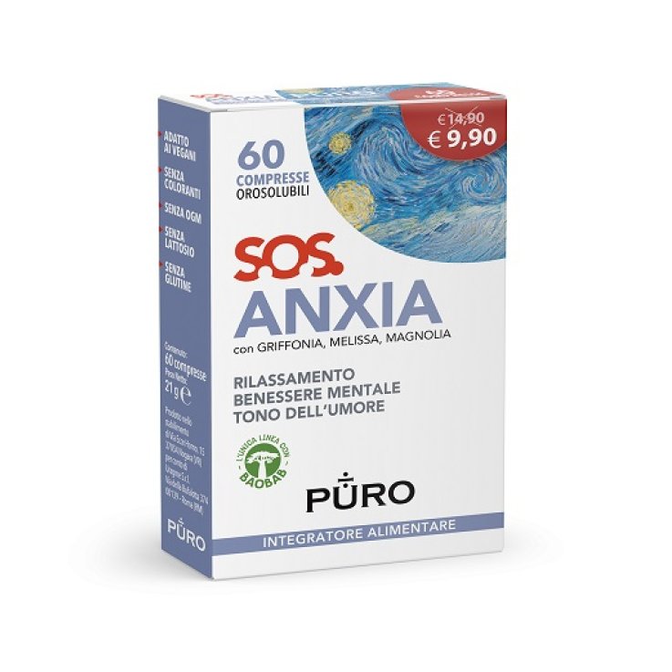 PURO SOS Anxia 60Cpr Orosol. PURO SOS Anxia 60Cpr Orosol.
