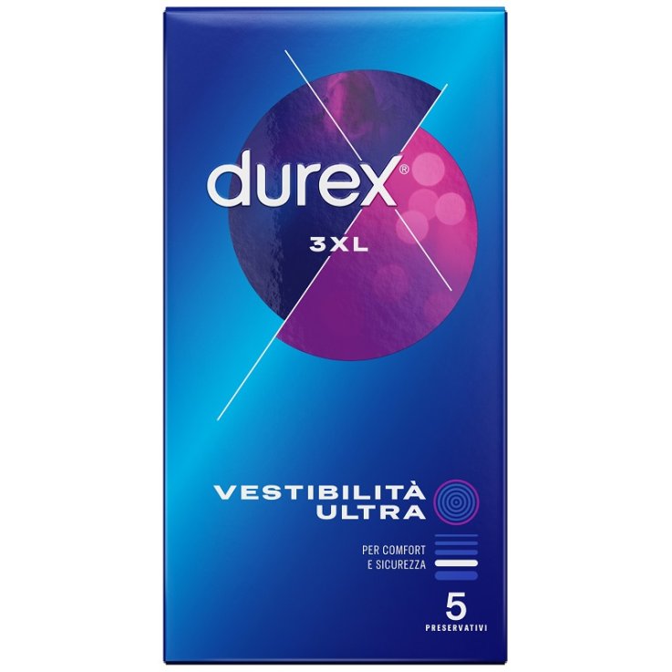 DUREX 3XL Vestibilita Ultra5pz DUREX 3XL Vestibilita Ultra5pz