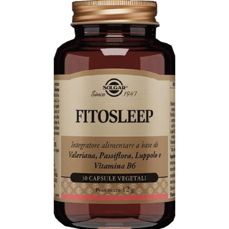 FITOSLEEP 30 Cps Veg.SOLGAR FITOSLEEP 30 Cps Veg.SOLGAR