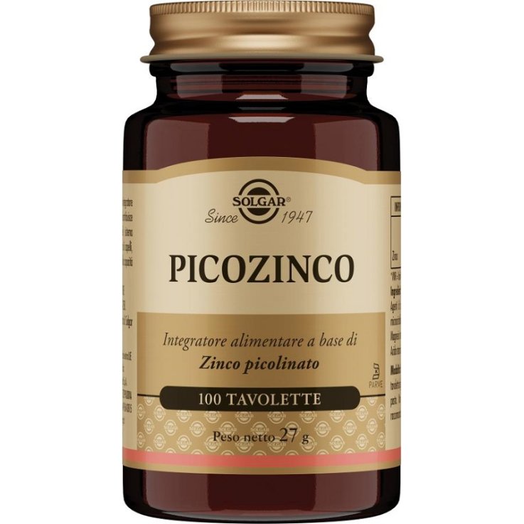PICOZINCO 100 Tav.SOLGAR PICOZINCO 100 Tav.SOLGAR