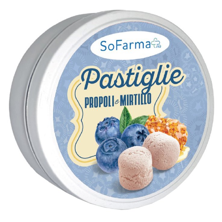 CARAMELLE PROPOLI MIRTILLO 40 G SOFARMAPIU' CARAMELLE PROPOLI MIRTILLO 40 G SOFARMAPIU'