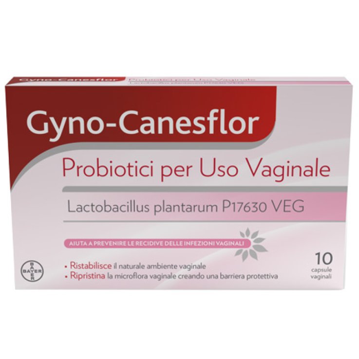 GYNO-CANESFLOR 10 CAPSULE VAGINALI GYNO-CANESFLOR 10 CAPSULE VAGINALI