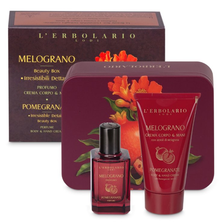 MELOGRANO BEAUTY BOX IRRESISTIBILI DETTAGLI PROFUMO 30 ML +CREMA CORPO & MANI 75 ML EDIZIONE LIMITATA MELOGRANO BEAUTY BOX IRRESISTIBILI DETTAGLI PROFUMO 30 ML +CREMA CORPO & MANI 75 ML EDIZIONE LIMITATA