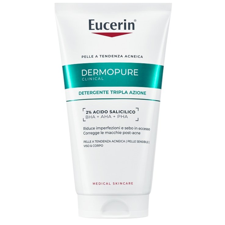 EUCERIN DERMOPURIFYER GEL DETERGENTE TRIPLA AZIONE 150 ML EUCERIN DERMOPURIFYER GEL DETERGENTE TRIPLA AZIONE 150 ML