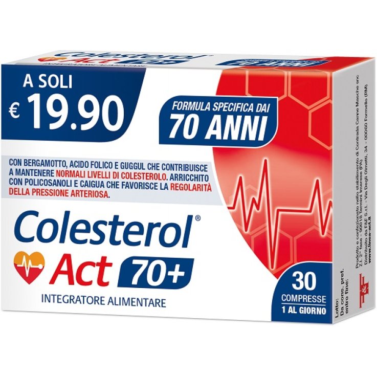 COLESTEROL ACT 70+ 30 Cpr COLESTEROL ACT 70+ 30 Cpr